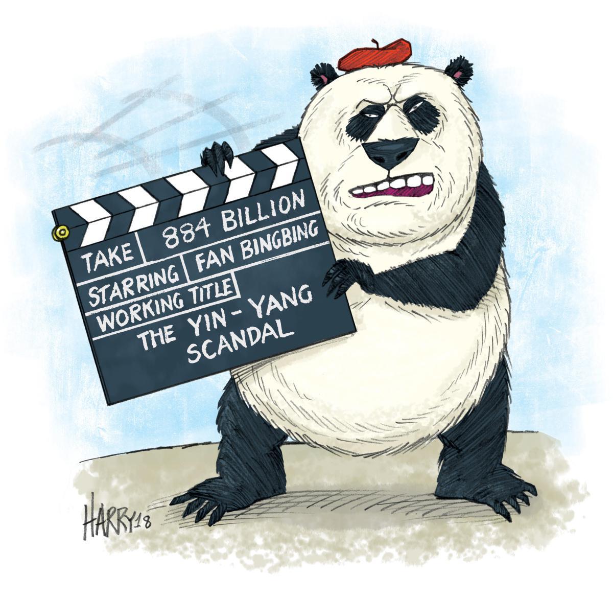 Harry's impression: Chinese movie star Fan Bingbing hit with big tax fine